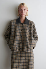 Arlette Wool Check Jacket