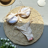 Novalee | Embroidery Split Swimsuit