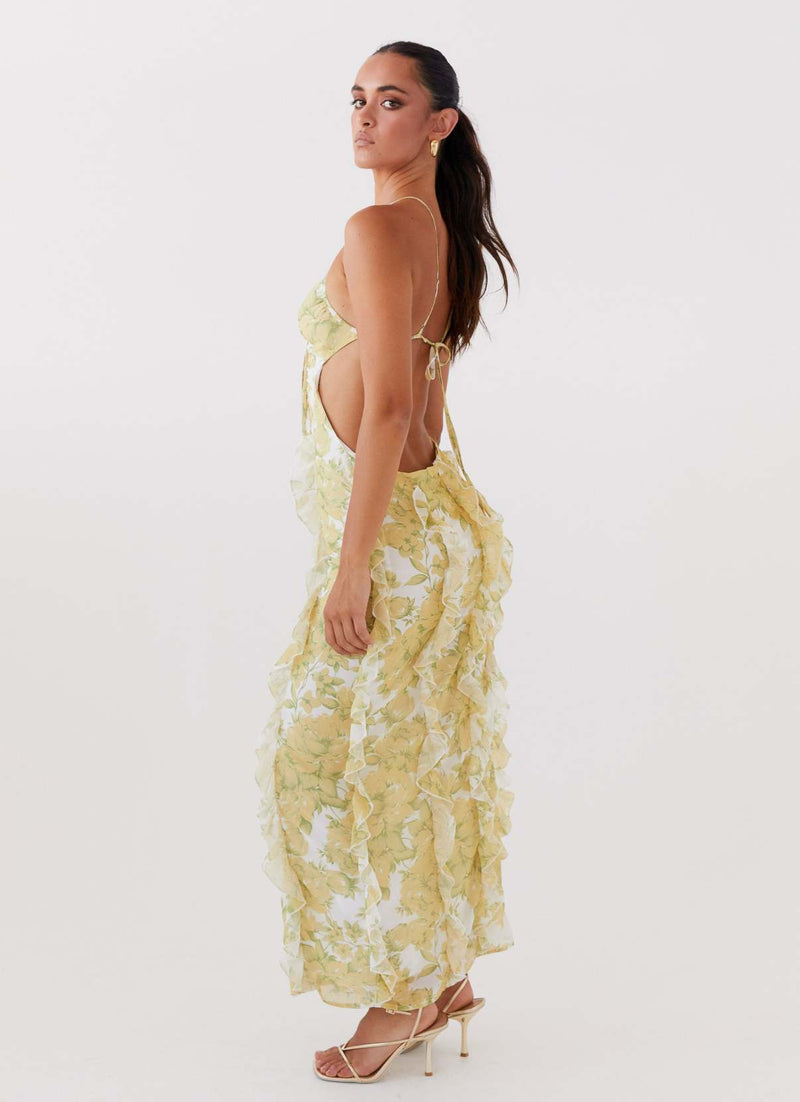 Daffodil Ruffle Maxi