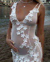 Aylee | Sleeveless Waisted Lace Dress