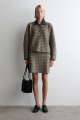 Arlette Wool Check Jacket