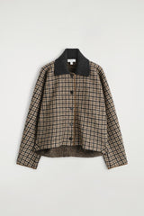 Arlette Wool Check Jacket